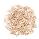 DECORA Sturdy 1 Inch Mini Wooden Craft Clothespins 100pcs