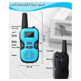 Walkie Talkies for Kids Rechargeable 3 Pack - Long Range Kid Walkie Talkie for Camping Hiking Outdoor - Walkie-Talkies Walky Talky for Kids - Toys and Gifts for 3-12 Year Old Boys Girls
