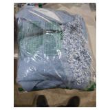 MYSKY HOME Chenille Couch Cover, Sofa Slipcover for 1-2 Cushion Sectional Couch, Machine Washable Soft Furniture Protector with Tassels, Futon Sofa Covers, Throw for Dogs, Kids, 71\" x 102\", Blue