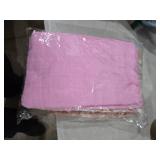 Happy Flute 3 Set Muslin Swaddle Blankets,Essential Baby&Newborn Swaddling,Perfect for Boys&Girls,Receiving Blankets,Nursing,Stroller Cover,Large 47.2x43.3 inches Swaddle Wrap Burping Clothes. (Pink)