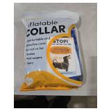 BENCMATE Inflatable Dog Cone Collar Alternative, Soft Dog Cone for Small Medium Large Dogs and Cats, Neck Recovery ECollar Donut Collar After Surgery (Large+, Blue)