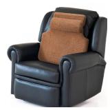 Colingmill Sherpa Fleece Lumbar Support Pillow with Headrest Recliner Memory Foam Lumbar Pillow Back Cushion for Chair Plush Cushion Thick Pad for Back Pain Car Sofa Chair Headrest Office Home