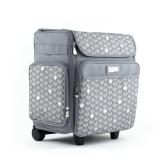 Everything Mary Collapsible Scrapbook Case Foldable Craft Organizer Tote for Scrapbooking Supplies, Art Tools, Paper & Accessories Portable Storage Bag