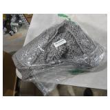 LOCHAS Luxury Bathroom Rug Shaggy Bath Mat 24 x 60 Inch, Washable Non Slip Bath Rugs for Bathroom Shower, Soft Plush Chenille Absorbent Carpets Mats, Gray