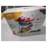 Marstone Toddler Toy for 1 Year Old Boy Gifts: 2-in-1 Ball Drop and Car Ramp Race Track, Educational Activity for 1 2 3 Year Old Boys Girls, 1st Birthday Baby Musical Toys for Cause Effect Learning