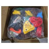 Youeon 18 Pcs Tree Climbing Holds with 6 Ratchet Straps, Outdoor Tree Climbing Kit, Outdoor, Backyard, Gym, Obstacle Course Training