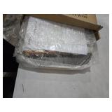 MaxSmeo Side Table, 3-Tier Small End Table, Modern Oval Night Stand Accent Table for Living Room, Bedroom, Rustic Brown