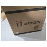 Hookah Set with Everything - Kitosun Updated Cube Modern Shisha include Vulcan HMD Silicone Phunnel Bowl Silk Pipe Coal Tongs Remote LED Light for Great Smoking | Easy Cleaning Easy Inhale 2 Hoses