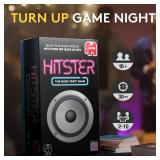 Jumbo Hitster - The Music Fun Party Quiz Card Game, 2-10 Players - 300 Plus Iconic Music Hits - Great for Adult and Family Game Night