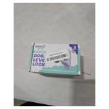 Door Lever Lock (2 Pack) Prevents Toddlers from Opening Doors Easy One-Hand Operation for Adults Durable ABS with 3M Adhesive Backing No Tools Needed for Install