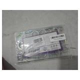 Swpeet 60 Pcs Assorted Multi-Purpose Metal Keychain Rings Split Keyrings Flat O Ring for Home Car Keys Attachments Keys Pendants - 20mm, 25mm, 30mm, 35 mm, 38 mm