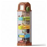 CalfQueen Montessori Toys for 2 3 4 5 6 7 Year Old, Ball Drop Toys for Toddlers 3-5, Activity Cube Educational Learning Toy 5 Fine Motor Activities, Busy Board Sensory Travel Birthday Boys Girls