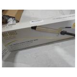 HOT Tools 24K Gold Professional 3/4\" Extended Barrel Curling Iron with Clamp for Defined Curls - 24K Gold Technology for Long-Lasting Results & Longer Barrel for Easy Styling