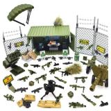 ZHX WW2 Army Military Guns Weapons and Armor Toy Thunder Containers Command Operations Building Block Toy Battle Sets for Kids