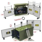 ZHX WW2 Army Military Guns Weapons and Armor Toy Thunder Containers Command Operations Building Block Toy Battle Sets for Kids