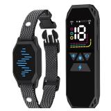 Dog Training Collar, Dog Shock Collar with Remote Control, 2500FT and 4 Training Modes Beep, Vibration, Electric Shock, IP67 Waterproof Rechargeable E-Collar for All Breed