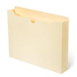 Blue Summit Supplies 1 Inch File Jacket Expansion, Pocket File Folders Letter Size Expanding 1 inch for Documents, Reinforced Straight Cut Tab, 1 in Expandable Folders, Letter Size, 50 Pack, Manila