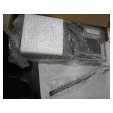 MyGift Paper Towel Holder with Napkin Holder and 3 Spice Shakers, Rustic Burnt Solid Wood and Industrial Matte Black Metal Paper Towel Roll Dispenser, Farmhouse Kitchen Stoage