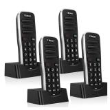 Intercoms Wireless for Home, 1 Mile Long Range for House Business Office, Handheld Room to Room Communication System, Rechargeable Loud & Clear 10-Channel Anti-Interference Intercom System