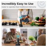Intercoms Wireless for Home, 1 Mile Long Range for House Business Office, Handheld Room to Room Communication System, Rechargeable Loud & Clear 10-Channel Anti-Interference Intercom System