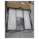 Carton Storage Rack with Caster Wheels, Portable Cardboard Organizer, Carton Stand for Cardboard Storage, Carton Cart for Home Warehouse, Black Carton Organizer