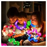 Glow Sticks Party Favors for Kids 12 PCS-Glow in Dark Party Supplies for Toddlers,Light Up Neon Necklace Bracelet Accessories Decorations for Boys Girls,Fun for Easter Basket Birthday Dance Camp Care