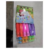 Glow Sticks Party Favors for Kids 12 PCS-Glow in Dark Party Supplies for Toddlers,Light Up Neon Necklace Bracelet Accessories Decorations for Boys Girls,Fun for Easter Basket Birthday Dance Camp Care