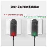 iCreatin 8.4V 1A Power Adapter Li-ion Battery Charger with LED Indicator 2.1x5.5mm Interface Suitable for 7.2V 7.4V 8.4V 2-String Lithium Battery Pack