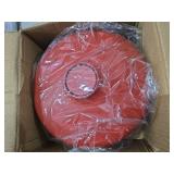 Divided Serving Tray with 5 Deep Compartments & Flip Lid 11" Rotating Fruit & Veggie Platter, 2-Tier Lazy Susan Snack Tray,BPA-Free Party Tray for Chips, Toppings, Appetizers & Holiday Hos