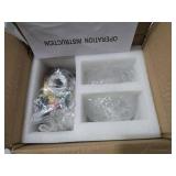 Piepooye Vintage Glass Pendant Light Antique Brushed Gold Chandelier 4.72\" Mini Adjustable Hanging Ceiling Light Fixture for Kitchen Island Farmhouse Dining Room Bedroom Foyer Entryway