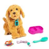 My Fuzzy Friends Moji Interactive Labradoodle - Plush Interactive Dog Toy for Boys and Girls, Loveable and Lifelike Companion Pet, Brown