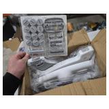 Primlect Potty Training Seat, 2-in-1 Toddler Toilet Seat with Step Stool, Ultra-Stable Potty Chair Attachment, Adjustable Seat and Step Ladder, Non-Slip Design, Splash Guard for Boys and Girls(Grey)