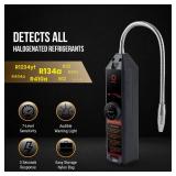 Lichamp AC Leak Detector Kit Automotive, Refrigerant Freon Leak Detector with AC UV Light and Protective Glasses, LB01