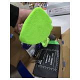 XINDELL Windshield Cleaner Tool Car Interior Window Cleaning Kit with Extendable Handle & 4 Microfiber Pads, Auto Wiper Inside Windshield Brush for Car & Home Windows