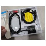 eSynic Portable Optical to RCA Adapter-7 FT Long-Built-in DAC Chip-Easy to Setup-192KHZ Digital to Analog Converter-Aluminum Shell-from HDTV/Blu-ray/DVD/Gaming Consoles to L/R Stereo Audio System