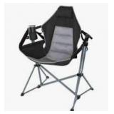 members mark swing Lounger Black