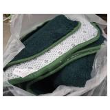 Large Area Rugs for Living Room Bedroom, 7x10 Feet Dark Green Rug