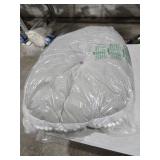 Kishome Large Kids Floor Cushion Seating, Circle Kids Floor Pillow for Children, Round Playroom Pillows Reading Nook Big Pillow, Oversized Pillow Mat for Kid Seating Teepee Nursery Canopy, Grey