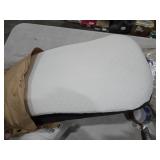 FUBOTRAD Memory Foam Tri-Functional Contour Pillow for Neck & Shoulder Pain Relief, Ergonomic Cervical Support Pillow for Side and Back Sleepers, Firm Bed Pillow for Deep Sleep, White