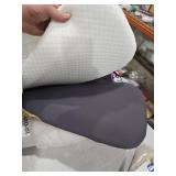 FUBOTRAD Memory Foam Tri-Functional Contour Pillow for Neck & Shoulder Pain Relief, Ergonomic Cervical Support Pillow for Side and Back Sleepers, Firm Bed Pillow for Deep Sleep, White