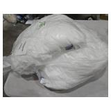 SNUG&COZY Luxury Goose Down Feather Pillow Inserts - 20x20IN, Double Layered Down-Proof Design, Ultra-Soft Cover, High Fill Weight, Pack of 2, White