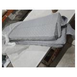 EUHAMS King Size Bed Wedge Pillow - Bed Gap Filler Mattress Wedge Headboard Pillow Close The Gap 0-7\" Between Your Headboard and Mattress or Wall for Sleeping Backrest Pillow (76\"x10\"x6\" Gray)