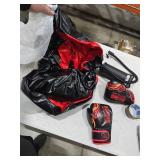 QPAU Kids Punching Bag Toy with Boxing Gloves, 66 Inch Larger Stable Kids Inflatable Boxing Bag Set, Gifts for Boys & Girls Age 6-12, for Practicing Karate, Taekwondo, MMA