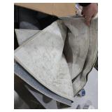 Area Rug 8x10 Washable Rug, Vintage Boho Medallion Rugs Non-Slip Soft Low Pile Large Distressed Rug Indoor Retro Carpet for Living Room Bedroom Dining Room Home Office (Beige, 8