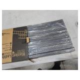 Blanket Ladder for The Living Room 6-Tier, Wooden Decorative Quilt Holder for Bed Room, Wall-Leaning Wood Towel Rack for Bathroom Rustic Farmhouse Ladders for Display.(Black Wash)