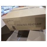 24.5" Modern Ceramic Table Lamps for Living Room Farmhouse Nightstand Lamps Set of 2 with White Linen Shade Office Reading Lamp Bedroom Lamps for Bedside End Table, Bedroom, Living Room, White