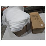 Easthome White Queen Comforter Set 7 Piece - Soft Bed in a Bag Queen Size Comforter Sets, Cozy Luxury Bedding Sets with Down Alternative Comforter, Flat Sheet, Fitted Sheet, 2 Pillowcases & 2 Shams