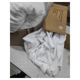 Easthome White Queen Comforter Set 7 Piece - Soft Bed in a Bag Queen Size Comforter Sets, Cozy Luxury Bedding Sets with Down Alternative Comforter, Flat Sheet, Fitted Sheet, 2 Pillowcases & 2 Shams