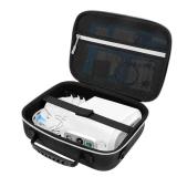 Hard Case for Smart Nebulizer,Portable Nebulizer Bag,Desktop Inhaler Nebulizer for Home Travel Use,Medical Case for Inhaler Spacer, Masks, Asthma Accessories Medicine Storage Bag, Black