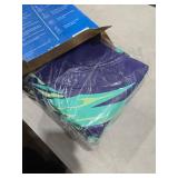 Snow Tube with Towable Tow Rope, UOLUUK 2 Persons Heavy Duty Inflatable Sled for Kids & Adults Premium Abrasion-Resistant Thickened Bottom Sledding for Outdoors (Ocean Blue)